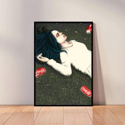 Billie Eilish Music Poster Canvas Wall Art Home Decor (No Frame)