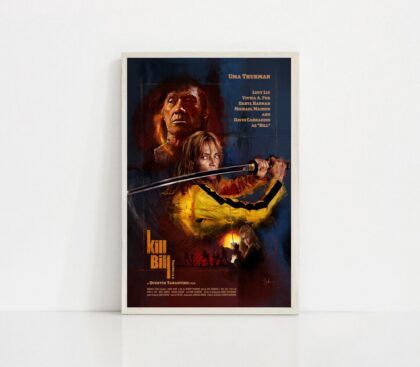 Kill Bill MOVIE Poster Canvas Wall Art Home Decor (No Frame)