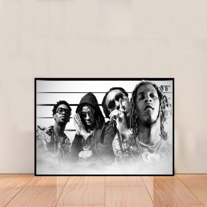 Young Thug Music Poster Canvas Wall Art Home Decor (No Frame)