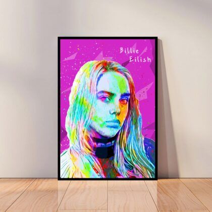Billie Eilish Music Poster Canvas Wall Art Home Decor (No Frame)