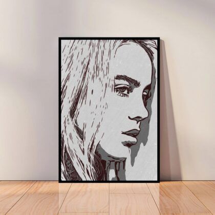 Billie Eilish Music Poster Canvas Wall Art Home Decor (No Frame)
