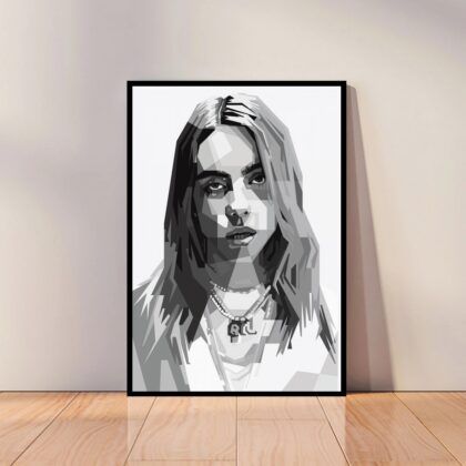 Billie Eilish Music Poster Canvas Wall Art Home Decor (No Frame)