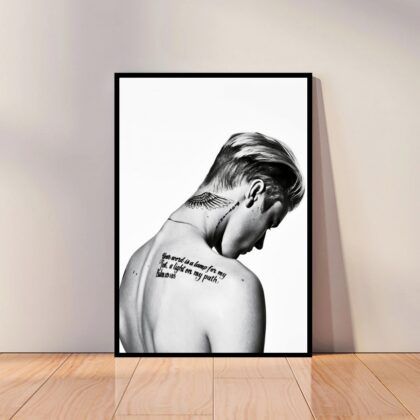 Justin Bieber Music Poster Canvas Wall Art Home Decor (No Frame)