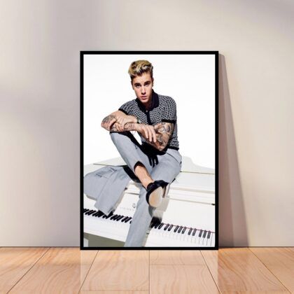 Justin Bieber Music Poster Canvas Wall Art Home Decor (No Frame)