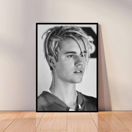 Justin Bieber Music Poster Canvas Wall Art Home Decor (No Frame)