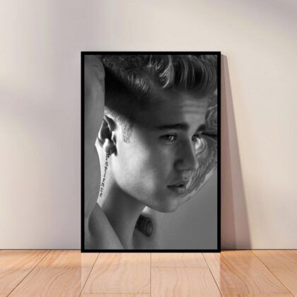 Justin Bieber Music Poster Canvas Wall Art Home Decor (No Frame)