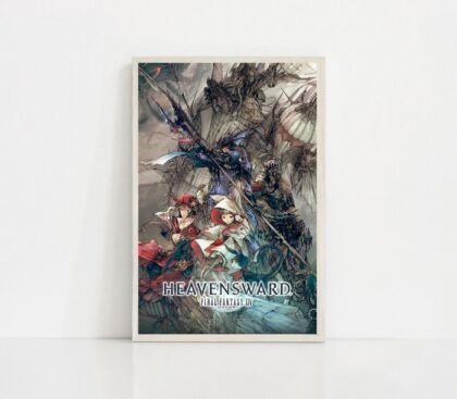 Final Fantasy xiv video GAME Poster Canvas Wall Art Home Decor (No Frame)