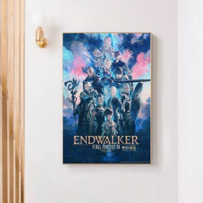 Final Fantasy xiv video GAME Poster Canvas Wall Art Home Decor (No Frame)