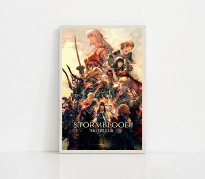 Final Fantasy xiv video GAME Poster Canvas Wall Art Home Decor (No Frame)