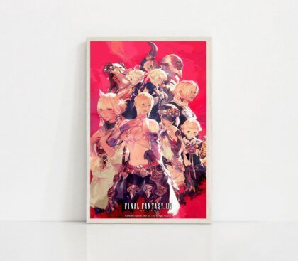 Final Fantasy xiv video GAME Poster Canvas Wall Art Home Decor (No Frame)