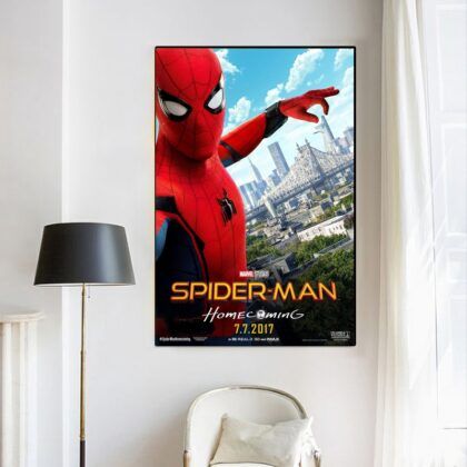 Spider-Man Homecoming movie Poster Canvas Wall Art Home Decor (No Frame)