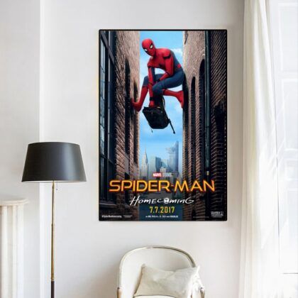 Spider-Man Homecoming movie Poster Canvas Wall Art Home Decor (No Frame)