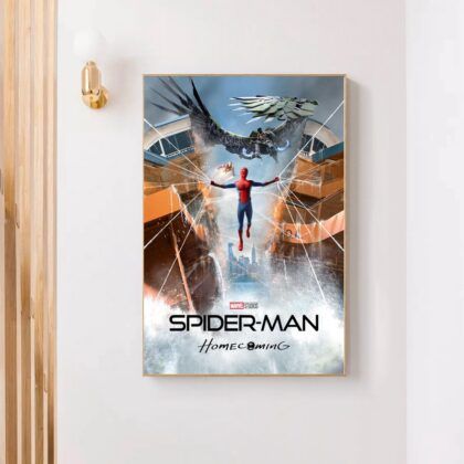 Spider-Man Homecoming movie Poster Canvas Wall Art Home Decor (No Frame)
