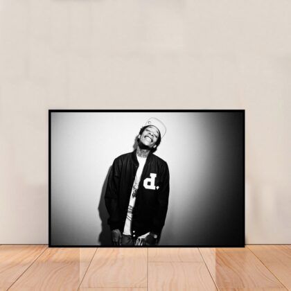 Wiz Khalifa Rapper Hip Hop Music Poster Canvas Wall Art Home Decor (No Frame)