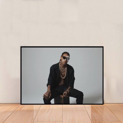 Wiz Khalifa Rapper Hip Hop Music Poster Canvas Wall Art Home Decor (No Frame)