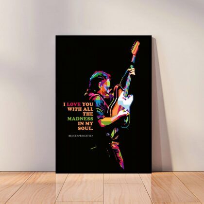 Bruce Springsteen Music Poster Canvas Wall Art Home Decor (No Frame)