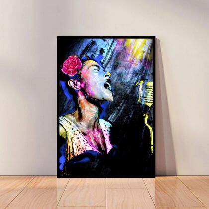 Billie Holiday Music Poster Canvas Wall Art Home Decor (No Frame)
