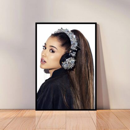 Ariana Grande Music Poster Canvas Wall Art Home Decor (No Frame)