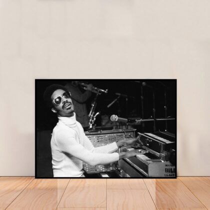 Stevie Wonder Music Poster Canvas Wall Art Home Decor (No Frame)