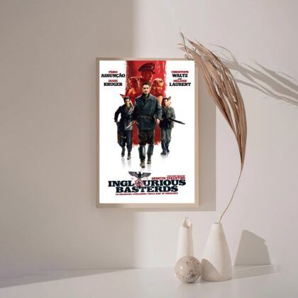 Inglourious Basterds Classic MOVIE Poster Canvas Wall Art Home Decor (No Frame)