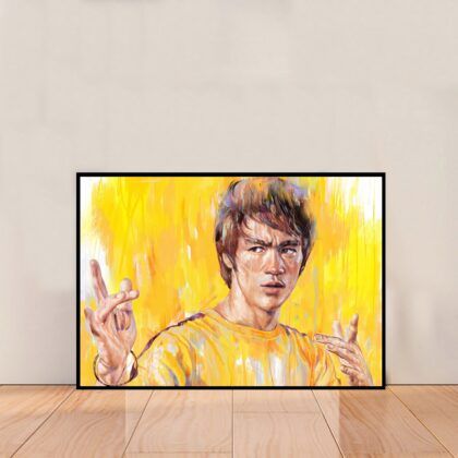 Bruce Lee Movie Poster Canvas Wall Art Home Decor (No Frame)
