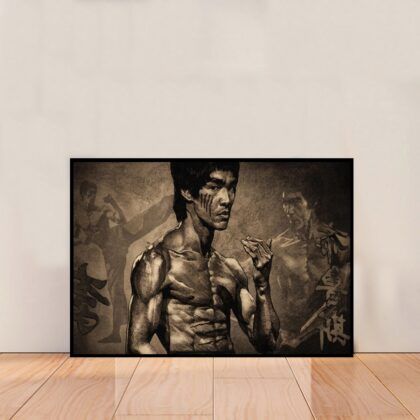 Bruce Lee Movie Poster Canvas Wall Art Home Decor (No Frame)