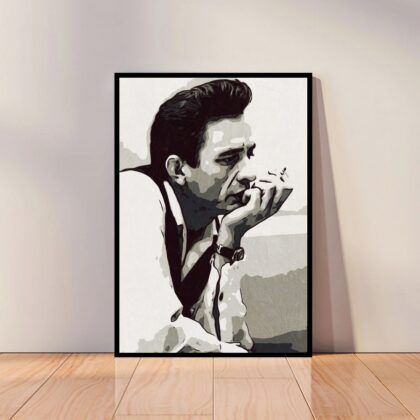 Johnny Cash Music Poster Canvas Wall Art Home Decor (No Frame)