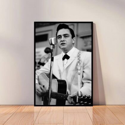 Johnny Cash Music Poster Canvas Wall Art Home Decor (No Frame)