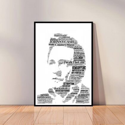 Johnny Cash Music Poster Canvas Wall Art Home Decor (No Frame)