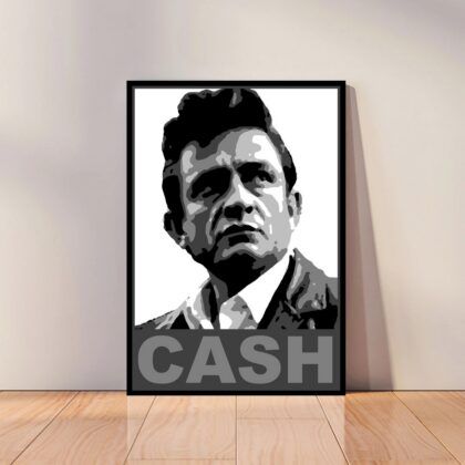 Johnny Cash Music Poster Canvas Wall Art Home Decor (No Frame)