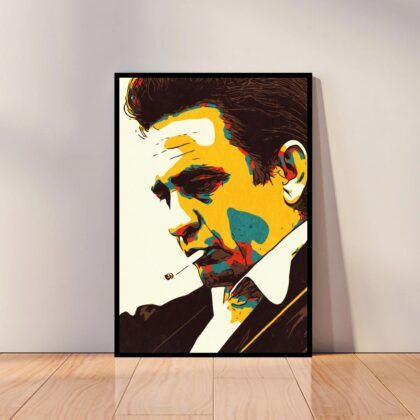 Johnny Cash Music Poster Canvas Wall Art Home Decor (No Frame)