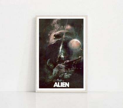 Aliens 1979 Classic MOVIE Poster Canvas Wall Art Home Decor (No Frame)