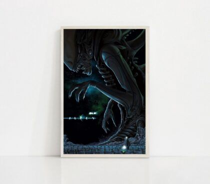 Aliens 1979 Classic MOVIE Poster Canvas Wall Art Home Decor (No Frame)