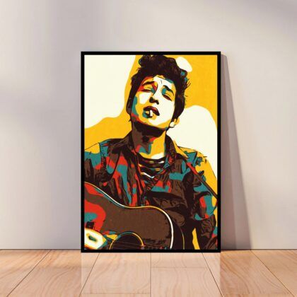 Bob Dylan Music Poster Canvas Wall Art Home Decor (No Frame)