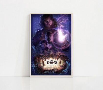The thing 1982 MOVIE Poster Canvas Wall Art Home Decor (No Frame) (Copy)