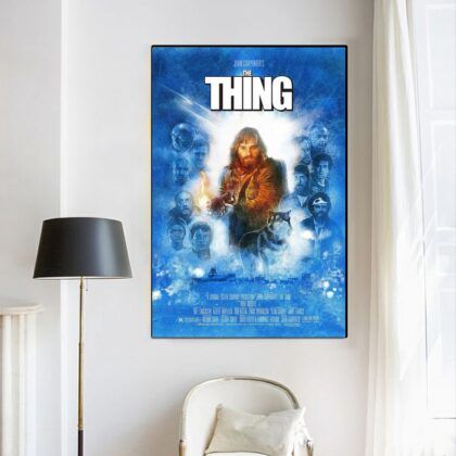 The thing 1982 MOVIE Poster Canvas Wall Art Home Decor (No Frame)