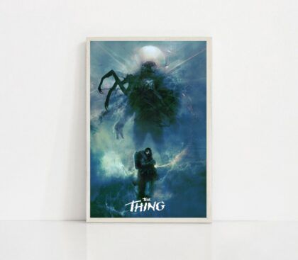 The thing 1982 MOVIE Poster Canvas Wall Art Home Decor (No Frame)