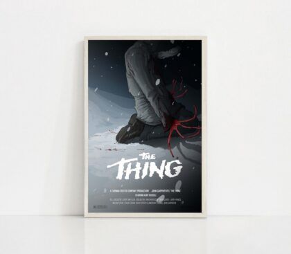 The thing 1982 MOVIE Poster Canvas Wall Art Home Decor (No Frame)