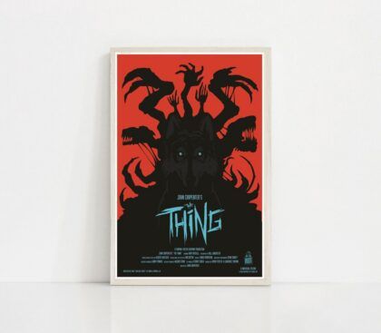 The thing 1982 MOVIE Poster Canvas Wall Art Home Decor (No Frame)