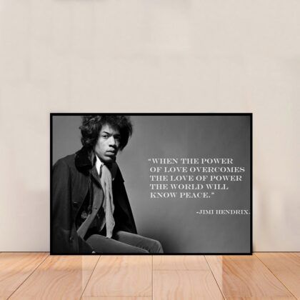Jimi Hendrix Music Poster Canvas Wall Art Home Decor (No Frame)