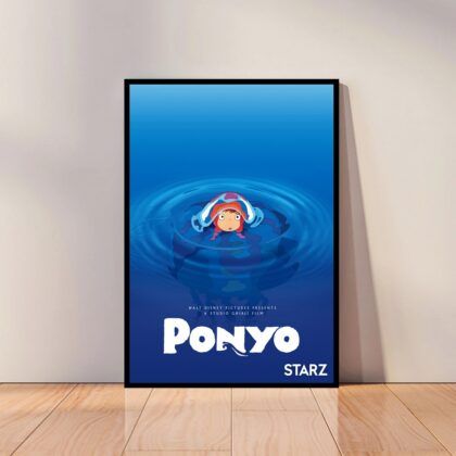 Ponyo Japan Anime Poster Canvas Wall Art Home Decor (No Frame)