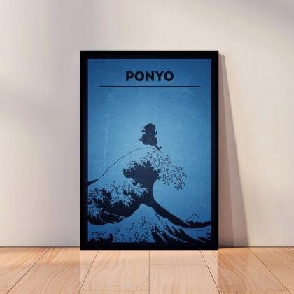 Ponyo Japan Anime Poster Canvas Wall Art Home Decor (No Frame)