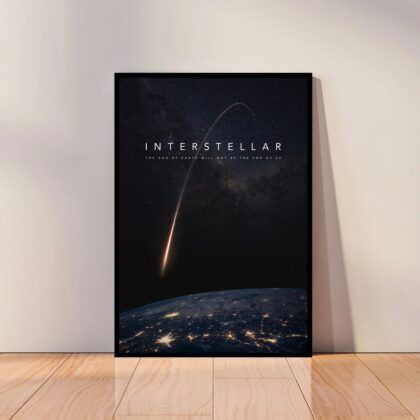 Interstellar Movie Poster Canvas Wall Art Home Decor (No Frame)