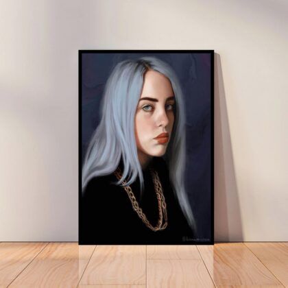Billie Eilish Music Poster Canvas Wall Art Home Decor (No Frame)