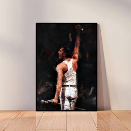 Freddie Mercury Music Poster Canvas Wall Art Home Decor (No Frame)