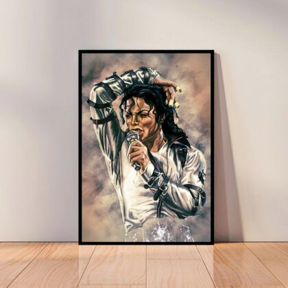 Michael Jackson Music Poster Canvas Wall Art Home Decor (No Frame)