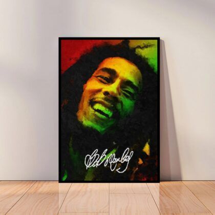 Bob Marley Music Poster Canvas Wall Art Home Decor (No Frame)