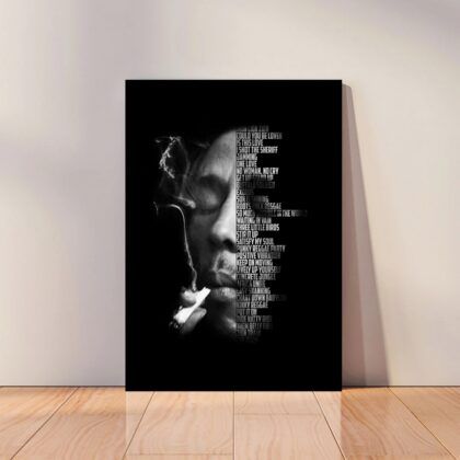 Bob Marley Music Poster Canvas Wall Art Home Decor (No Frame)