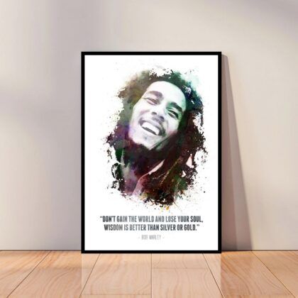 Bob Marley Music Poster Canvas Wall Art Home Decor (No Frame)