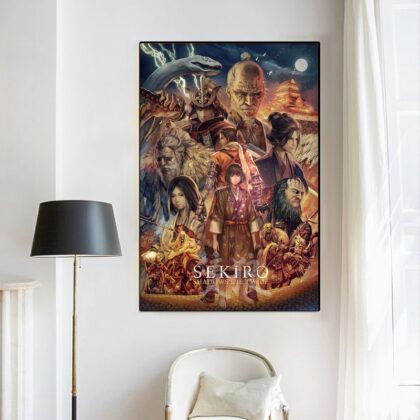Sekiro Shadows Die Twice GAME Poster Canvas Wall Art Home Decor (No Frame)